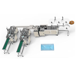 3 lagen de Automatische Ultrasone Chirurgische van het Gezichtsmasker Machine leverancier