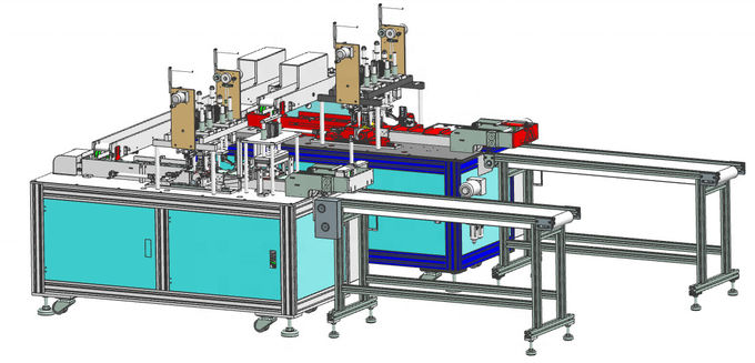 Automatisch niet Geweven Beschikbaar Masker die Machine maken 0