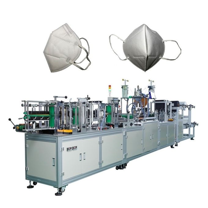 Hoge Nauwkeurigheid 3 de Verontreinigingsmasker die van Vouwearloop Machine maken 0